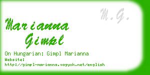 marianna gimpl business card